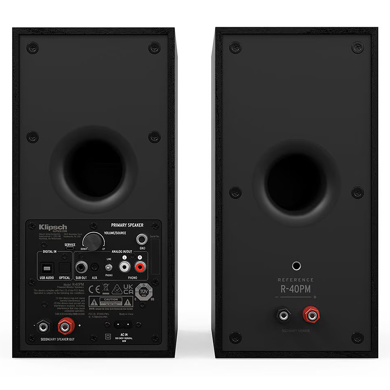 Loa Klipsch R-40PM, Công Suất 240W, Bluetooth, Phono/Line analog, Jack 3,5mm, USB,-4