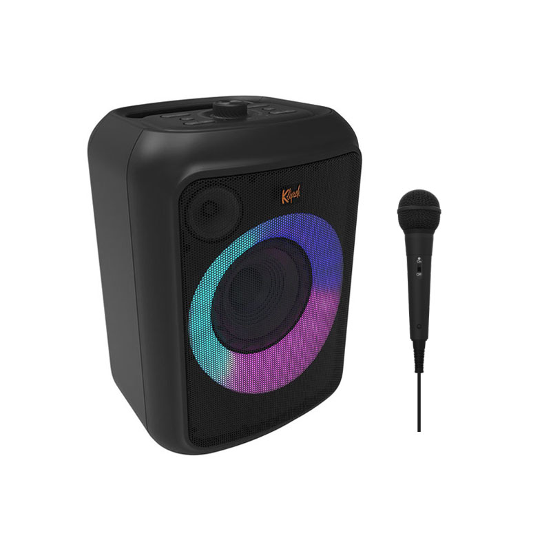 Loa Klipsch GIG XL Chính Hãng, LED RGB, Pin 8 Giờ, IPX4, Bluetooth, Line In, Micro/Guitar, USB, TWS, Đi kèm 1 Micro có dây