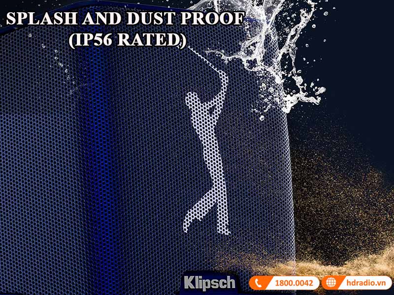 loa klipsch groove pga tour co kha nang chong nuoc va chong bui