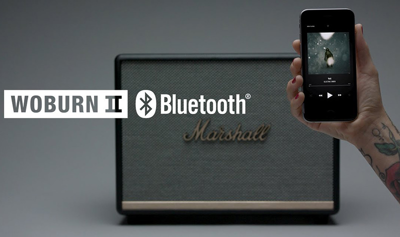  Loa Marshall Woburn 2 (II) kết nối với điện thoại qua bluetooth 5.0