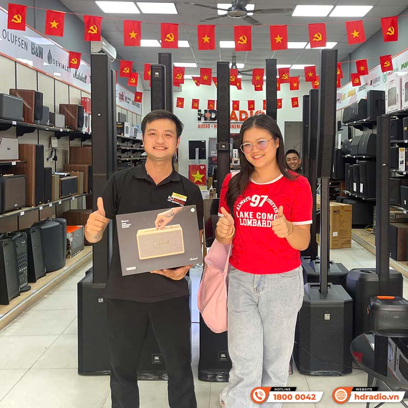 Loa Marshall Acton 3 (III), Công Suất 60W, Bluetooth, AUX, App Marshall Bluetooth-1