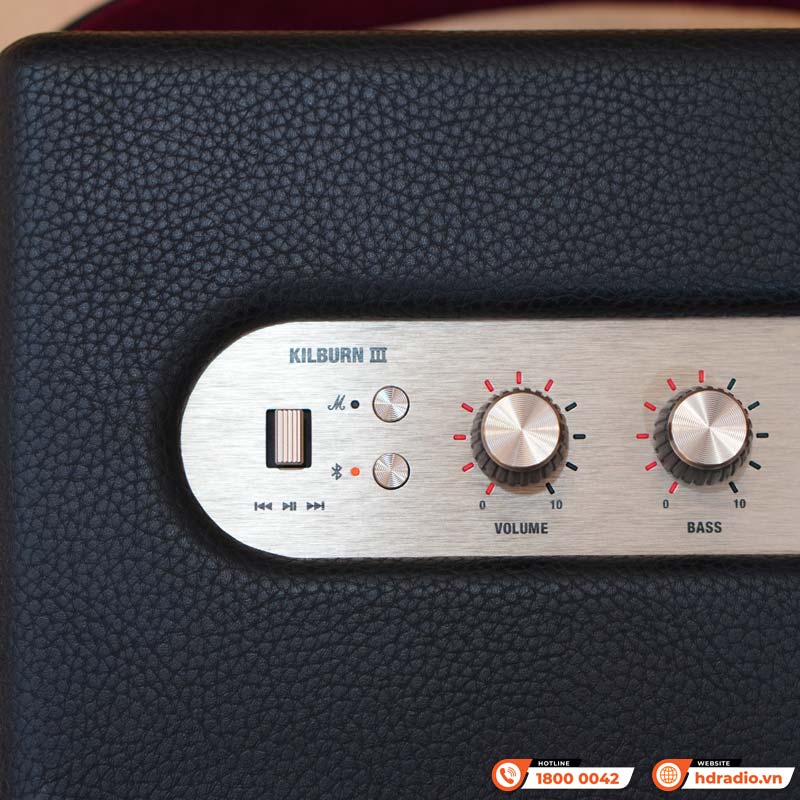 Loa Marshall Kilburn 3 (III) Pin 50h, Công Suất 50W, Chống Nước IP54, Auracast, Bluetooth 5.3, AUX 3.5mm-10