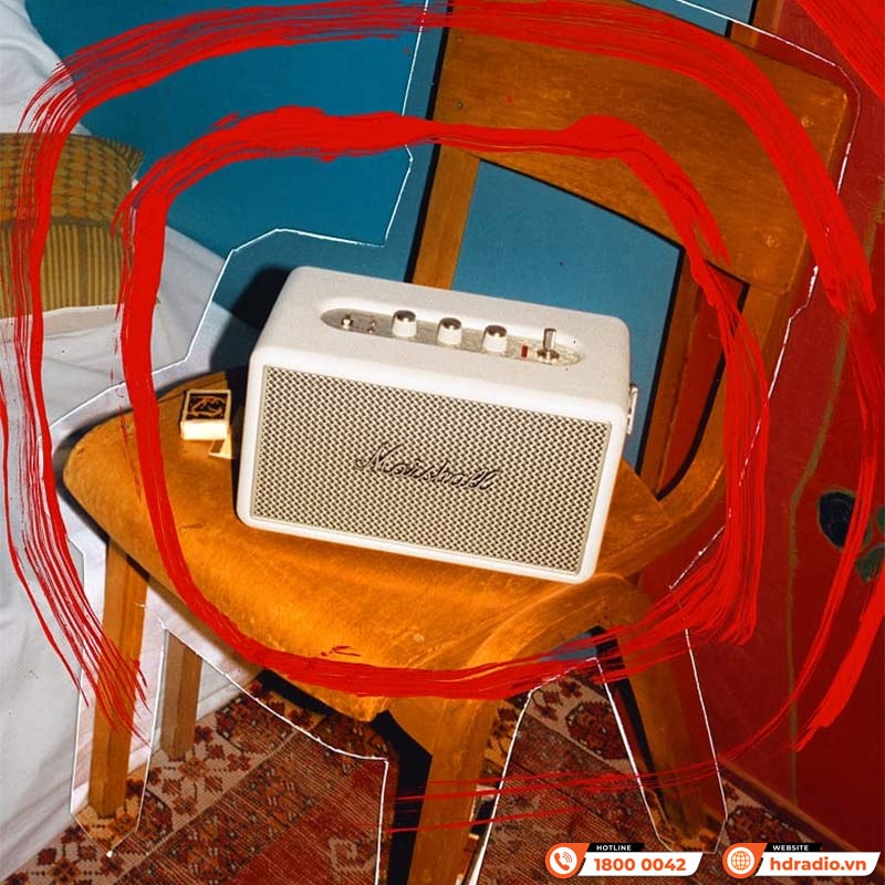 Loa Marshall Kilburn 3 (III) Pin 50h, Công Suất 50W, Chống Nước IP54, Auracast, Bluetooth 5.3, AUX 3.5mm-16