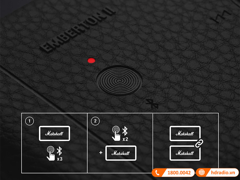hướng dẫn sử dụng chế độ Stack Mode trên loa marshall emberton ii