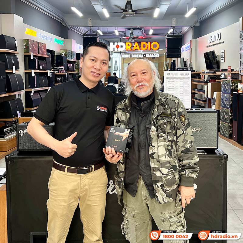 Khách hàng mua Loa Marshall Willen chính hãng ASH tại HDRadio