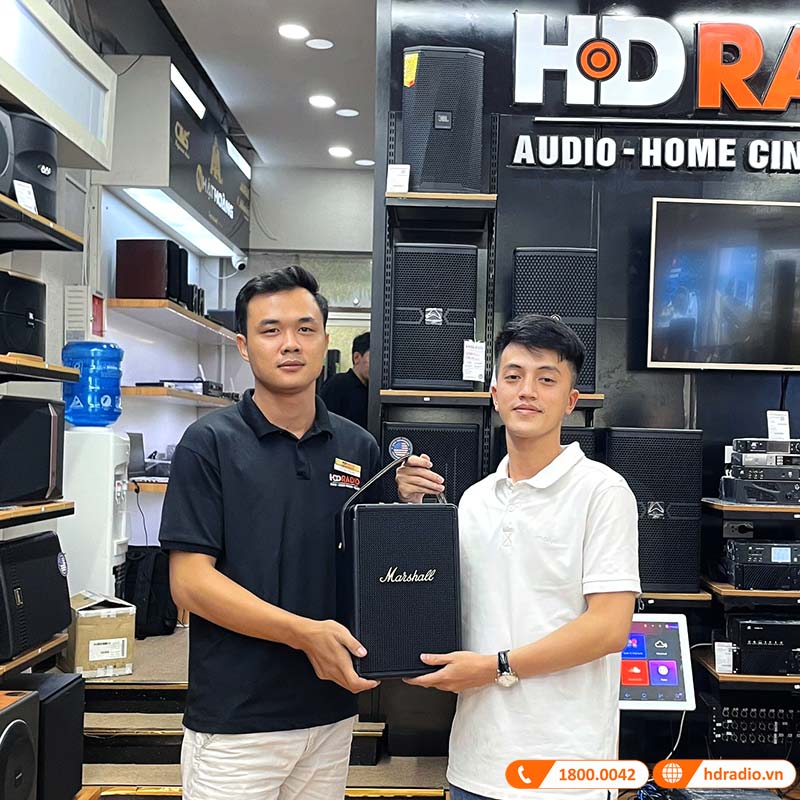 Loa Marshall Tufton, Pin 20h, Công Suất 80W, Chống Nước IPX2, Bluetooth 5.0, AUX-6