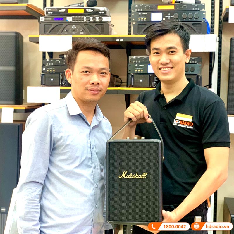 Loa Marshall Tufton, Pin 20h, Công Suất 80W, Chống Nước IPX2, Bluetooth 5.0, AUX-2