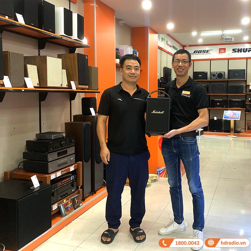 Loa Marshall Tufton, Pin 20h, Công Suất 80W, Chống Nước IPX2, Bluetooth 5.0, AUX-9