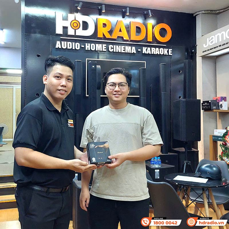 khách hàng mua Loa Marshall Willen 2 chính hãng tại hdradio