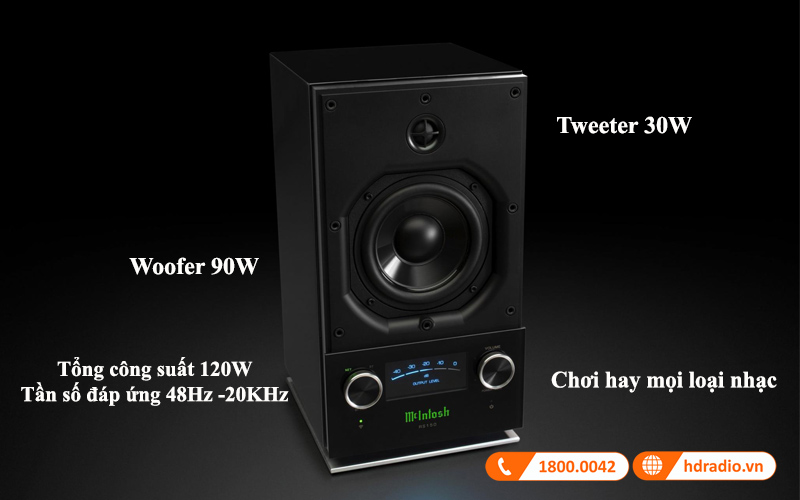 cong suat loa mcintosh rs150