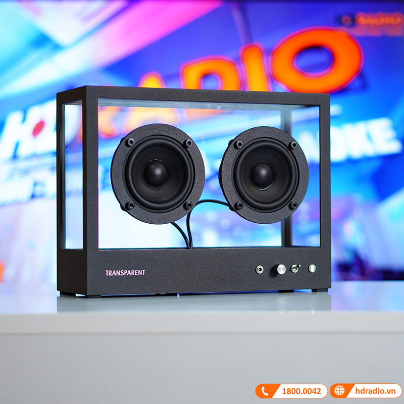 Loa Small Transparent Speaker có phong cách thiết kế độc đáo