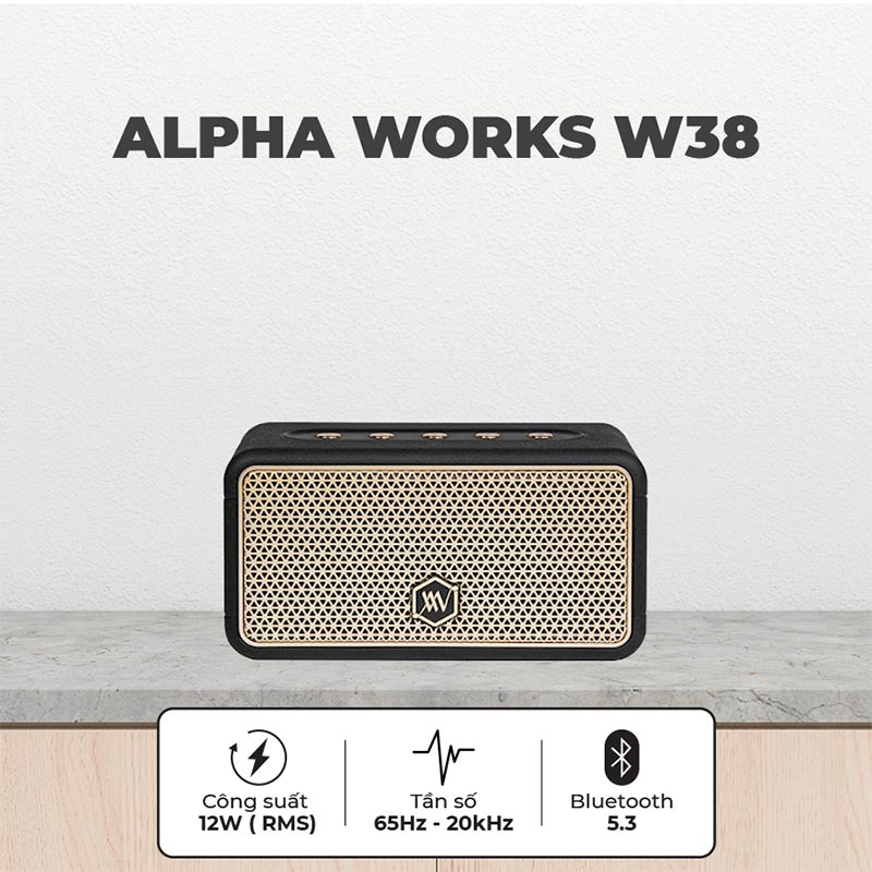 Tính năng Loa Alpha Works W38