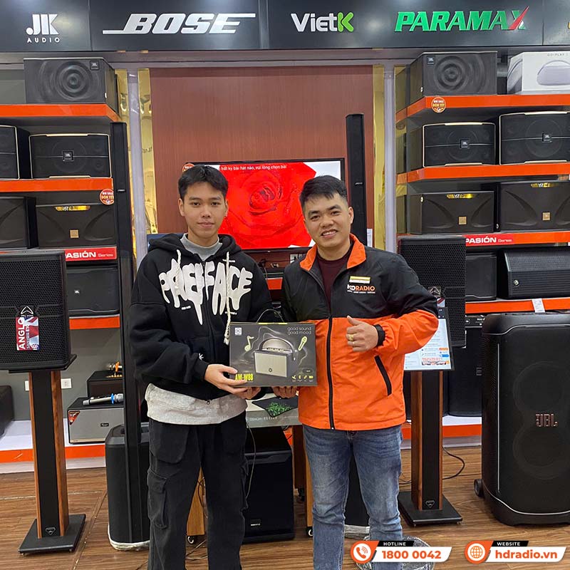 khách hàng mua Loa Alpha Works W88 chính hãng tại hdradio