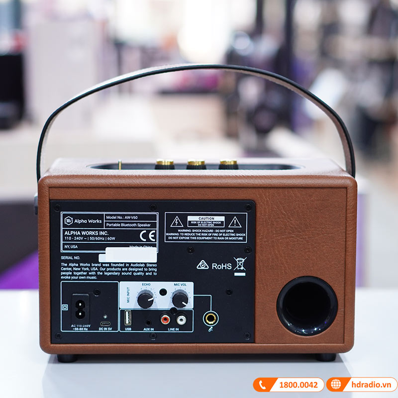 Loa Alpha Works Classic V60 ảnh thực tế