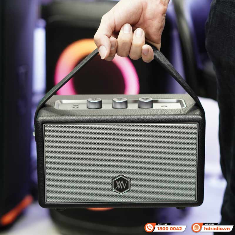 Loa Alpha Works W89, Công suất 60W, Bluetooth 5.3, USB, AUX IN, Pin 12800mAh, Type-C-3