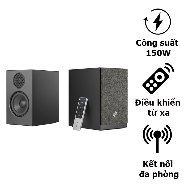 Loa AudioPro A28, Công Suất 150W, Bluetooth, Wifi, HDMI ARC, Optical, Sub out