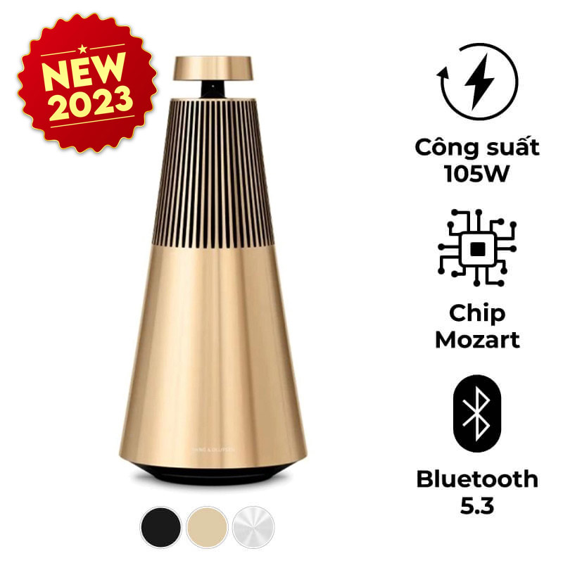 Loa B&O Beosound 2 Gen 3 Chính Hãng, Chip Mozart Mới, Công suất 105W, Bluetooth, Wifi, USB C TO AUX-4