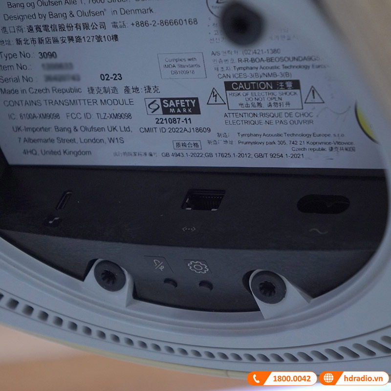 Loa B&O Beosound A9 MK5 Hỗ trợ kết nối có dây chất lượng cao