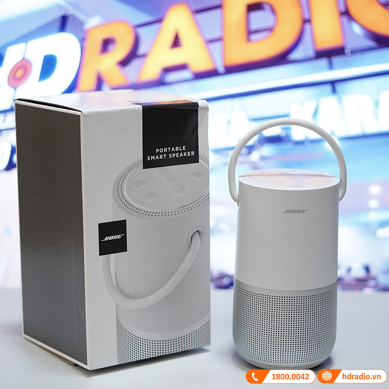 Loa Bose Portable Smart Speaker Chính Hãng, Pin 12h, Chống Nước IPX4, Bluetooth, Wifi, Micro thoại, Âm thanh 360 độ-16