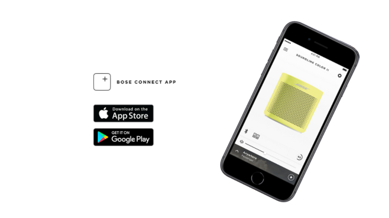 ung dung bose connect app cho loa SoundLink Color 2