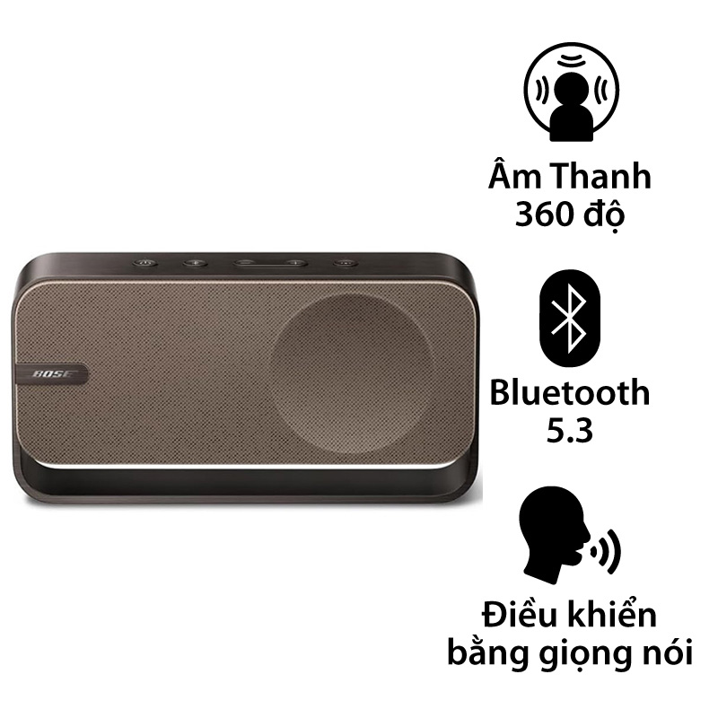 Loa Bose Soundlink Home, Bluetooth 5.3, Chống Nước IP55, Pin 9h, Âm Thanh 360 Độ, Google Assistant