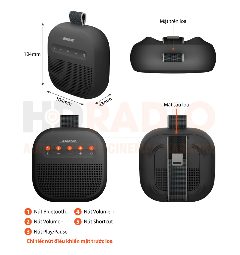 Chú thích Loa Bose SoundLink Micro 2