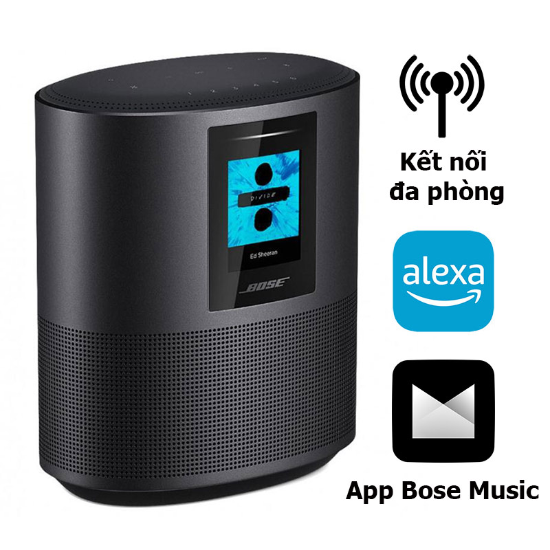 Loa Bose Home Speaker 500, Bluetooth, Wifi, AUX, Kết nối đa phòng, Điều Khiển Giọng Nói