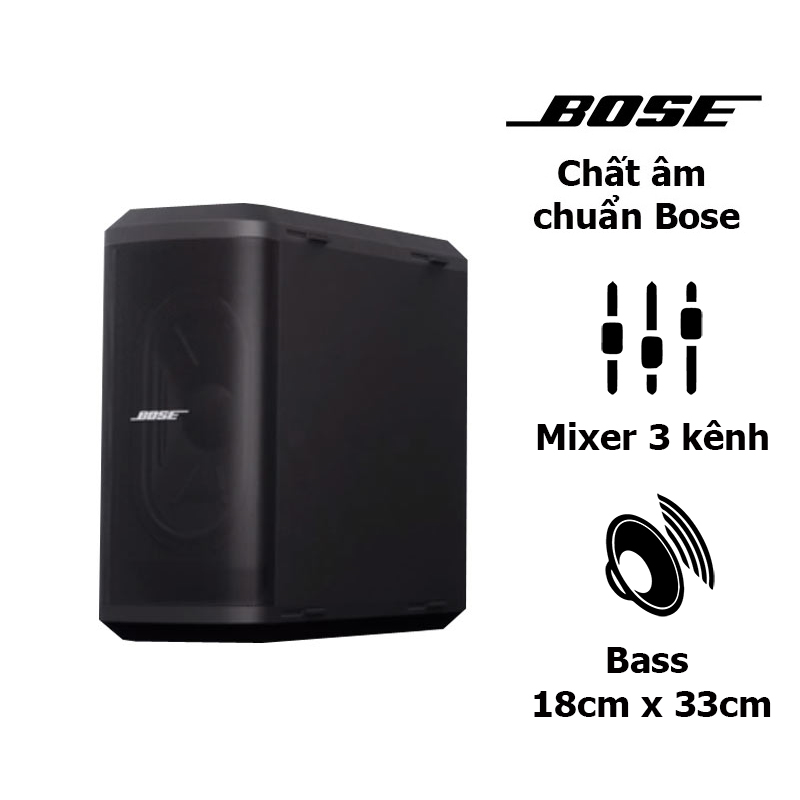 Loa Sub Bass Bose SUB1, Mixer 3 kênh