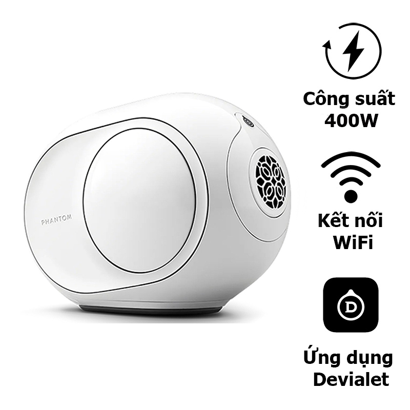 Loa DEVIALET Phantom II 98db, Công suất 400W, Bluetooth, Wifi, AirPlay, Spotify Connect, Optical