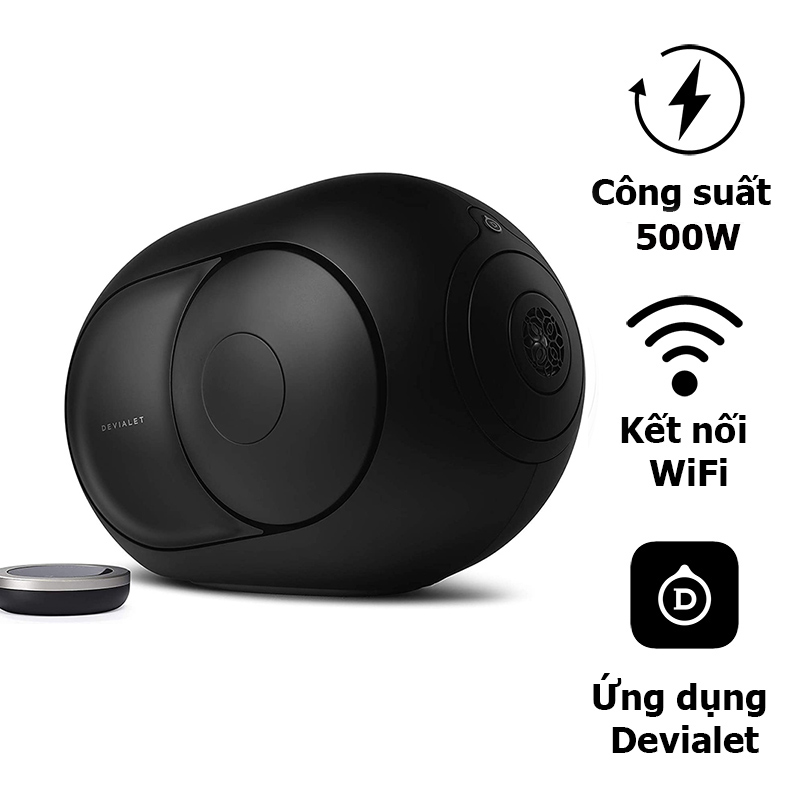Loa DEVIALET Phantom I 103DB, Công Suất 500W, Bluetooth, Wifi, AirPlay, Spotify Connect, Optical
