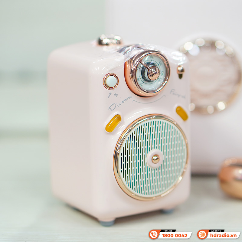 Loa Divoom Fairy-Ok, Công suất 10W, Pin 6h, Bluetooth 5.0, FM radio, kèm 1 micro-5