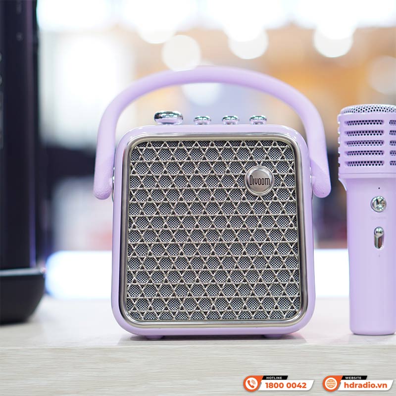 Loa Divoom SongBird-SE, Công Suất 18W, Bluetooth 5.2, Pin 8H, IPX4, Kèm 2 Tay Mic-4