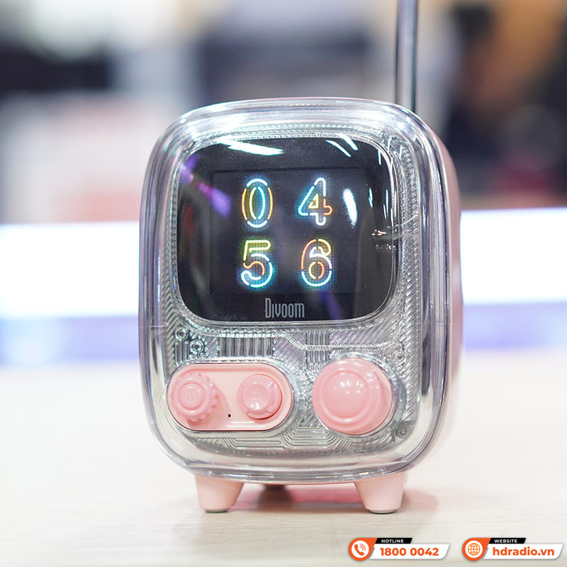 Loa Divoom Tiivoo-2, Màn hình LED, Đài FM, Bluetooth 5.3, Ứng dụng Divoom-2