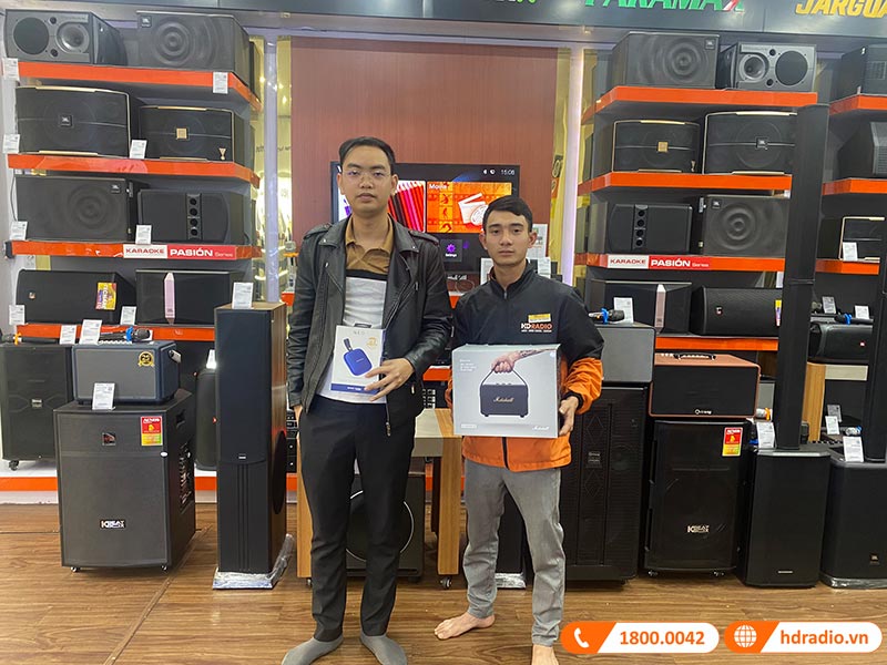 Khách hàng đã tin tưởng và lựa chọn mua loa Harman Kardon Neo tại HDRadio