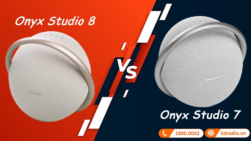 so sanh loa Harman Kardon Onyx Studio 7 và Onyx Studio 8