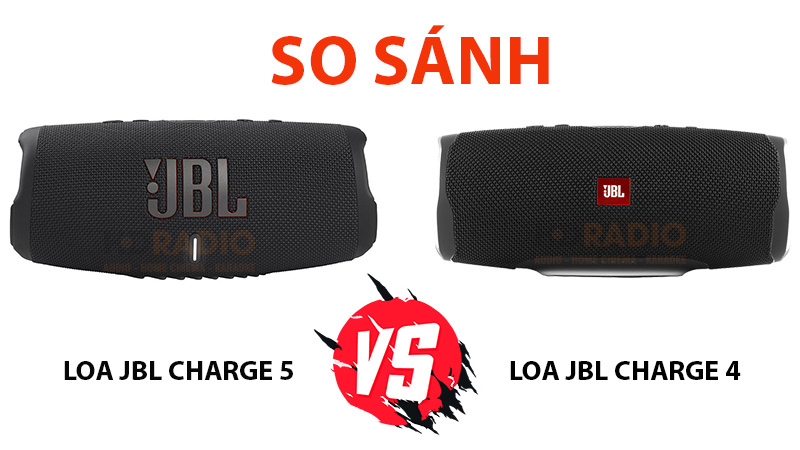 so sanh loa jbl charge 4 va loa jbl charge 5