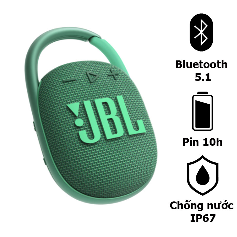 Loa JBL Clip 4 Eco Chính Hãng 90% PCR