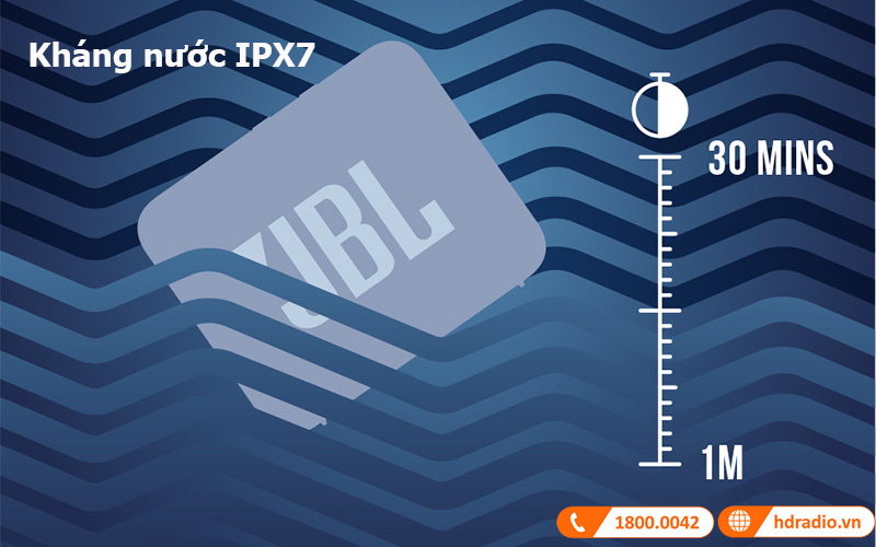 Loa JBL Go Essential kháng nước IPX7