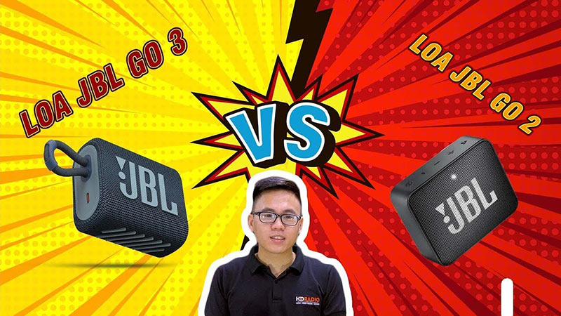 So sánh chi tiết Loa JBL Go 3 với Loa JBL Go 2