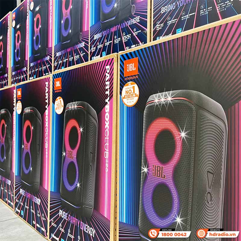 Loa JBL PartyBox Club 120, Pin 12 Giờ, Công Suất 160W, LED Đẹp, AUX, Micro, Bluetooth 5.3, IPX4, AI Sound Boost, Auracast, App JBL Partybox-21