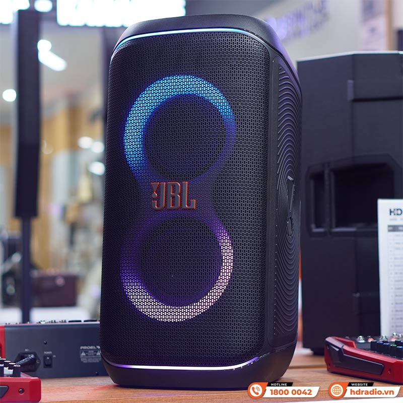 Loa JBL PartyBox Club 120, Pin 12 Giờ, Công Suất 160W, LED Đẹp, AUX, Micro, Bluetooth 5.3, IPX4, AI Sound Boost, Auracast, App JBL Partybox-16