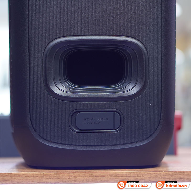 Loa JBL PartyBox Club 120, Pin 12 Giờ, Công Suất 160W, LED Đẹp, AUX, Micro, Bluetooth 5.3, IPX4, AI Sound Boost, Auracast, App JBL Partybox-12
