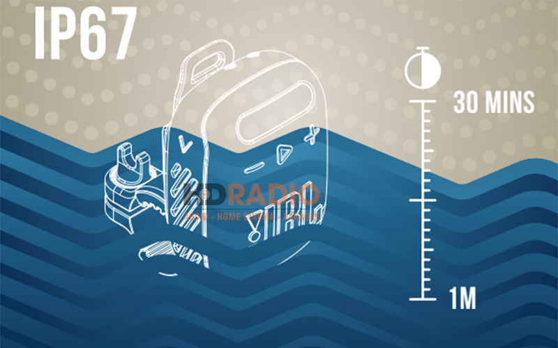 Loa JBL Wind 3 hỗ trợ IP67