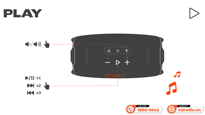 hướng dẫn sử dụng Loa JBL xtreme 4