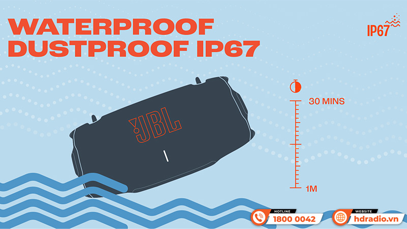 Loa JBL xtreme 4 chống nước ip67
