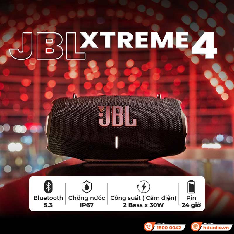 Tính năng Loa JBL Xtreme 4