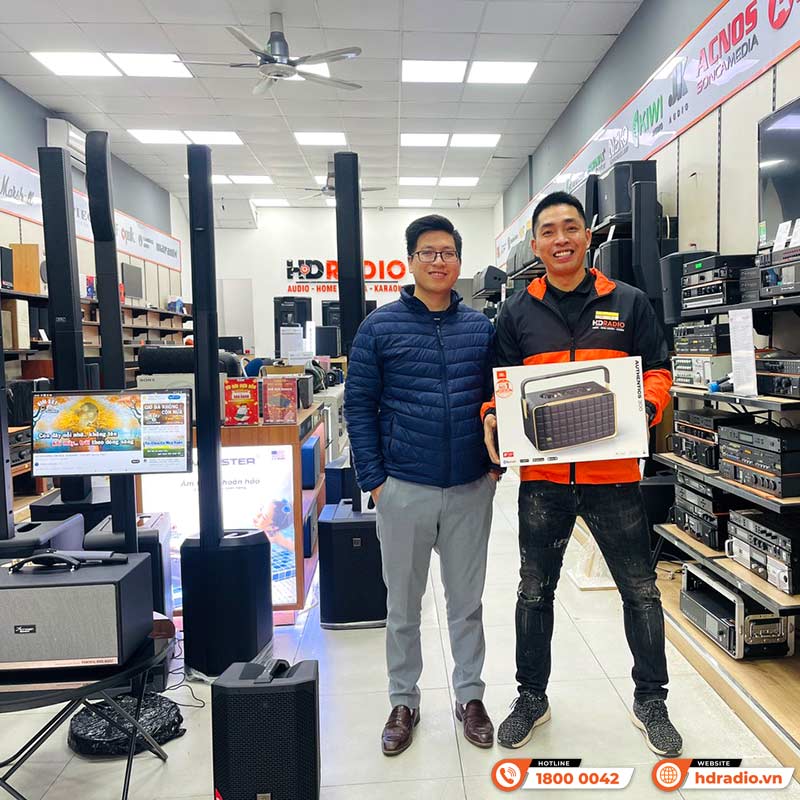 Loa bluetooth di động JBL Authentics 300 chính hãng tại hdradio