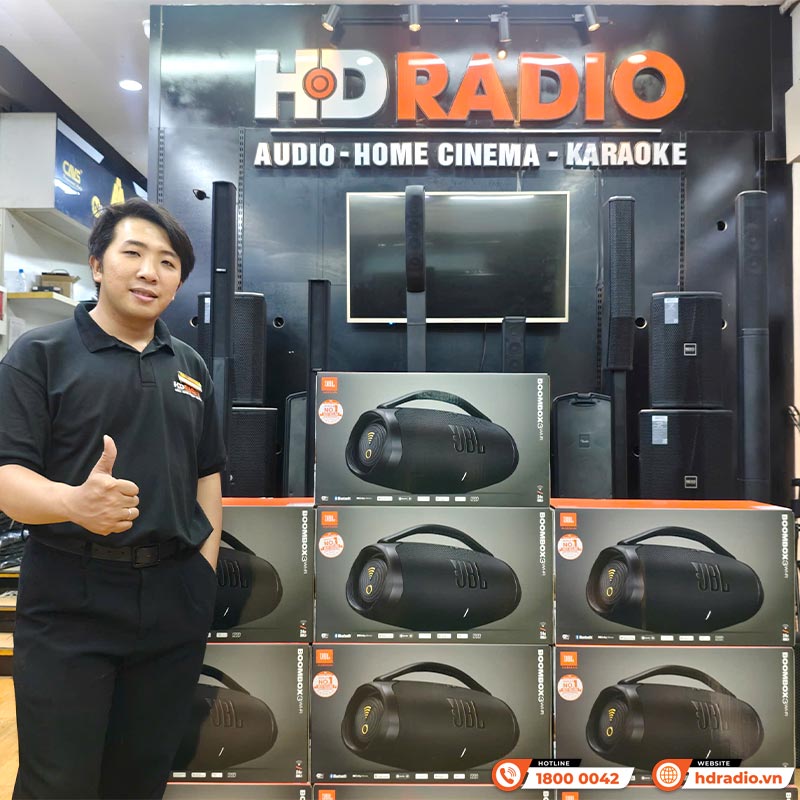 Loa JBL Boombox 3 Wifi, Pin 24h, Chống Nước IP67, Bluetooth 5.3, Âm Thanh Đa phòng, 3D Dolby Atmos, Công suất 200W (AC) 140W (Pin), APP JBL One-1