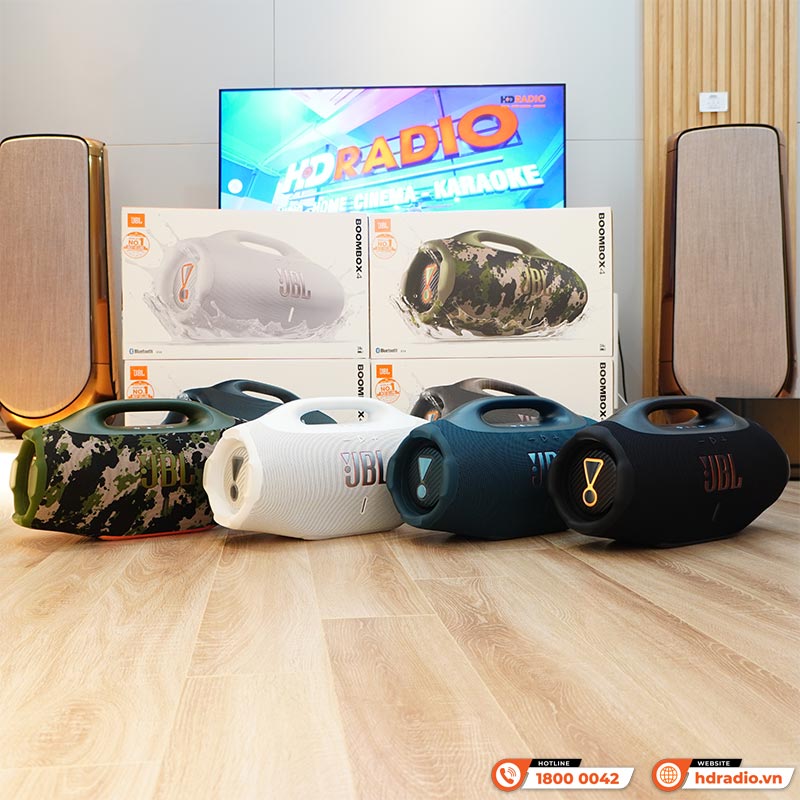 Loa JBL Boombox 4 chính hãng có đủ các màu tại HDRadio