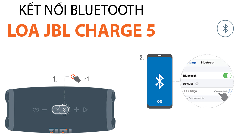ket noi bluetooth Loa JBL Charge 5